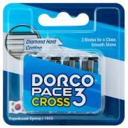 DORCO  PACE CROSS 3  4 кассеты (с 3 лезвиями)(аналог)/ TRC 1040