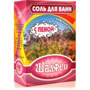 Соль д/ванн ШАЛФЕЙ с пеной 400гр