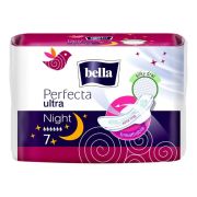 Прокладки БЕЛЛА Ультра Night silky drai 7шт/MW07-Е02
