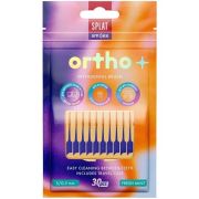 зубная щетка SMILEX ORTHO+ Межзубный ершик со вкусом мяты / Размер S. Мягкий 30 шт /72