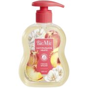 МЫЛО жидкое натуральное Bio Mio/  ПЕРСИК 300мл  /12