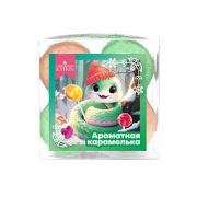 Набор шипучей соли для ванн Snow balls 160г «Ароматная карамелька»