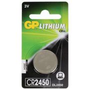 ЦЕНА! GP  Батарейки  Lithium CR2450 - 1 шт (GP CR2450-2C1) /10