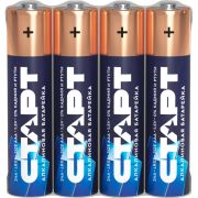 СТАРТ   Alkaline Батарейки  AAA - 4 шт. в пленке (LR03-SH4) /10/180