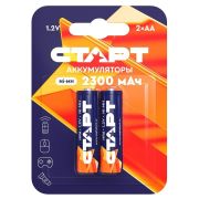 ЦЕНА   СТАРТ   Аккумулятор AA - 2шт. 2300 mAh  (HR6-BL2) /12