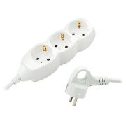 СТАРТ S--Z Удлинитель  3 розетки*1.5м  c заземлен.сечен.провода 3*075мм (Макс нагрузка 2200 Вт )