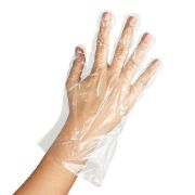 ХОРЕКА Перчатки одноразовые ПНД L 100шт/уп Лигапроф