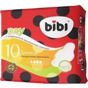 ВIBI  Прокладки для критических дней Normal Dry  10шт ультратонкие ПРОМО 1+1 БЕСПЛАТНО /10