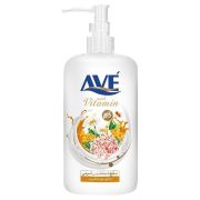 AVE Крем-мыло жидкое  Мед  и молоко с витамином B5 450мл