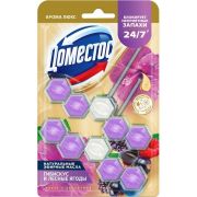 DOMESTOS Доместос  Блок для очищения унитаза POWER 5 TRIO сказочный аромат/100гр