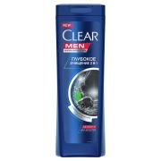 .CLEAR pro nutrium 400 МУЖСКОЙ    2в1 ГЛУБОКОЕ ОЧИЩЕНИЕ с УГЛЕМ и МЕНТОЛОМ  д/жирн. против перх./12