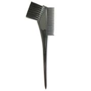 ЗАБАВА  Кисть для окраски волос с расесткой ЧЕРНАЯ   /