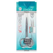 н.ZINGER  Ножницы д/кутикулы B-118-FD-SH(D-SH) изогнутые,ручная заточка/30/150