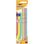 ЦЕНА   BIC  Карандаш Эволюшн Пластиковый с полосками Блок 4шт./ 25