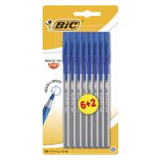 BIC  Ручка Шариковая Round Stic ЭКЗ 6+2 шт/20