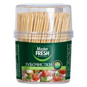 МАСТЕР ФРЕШ Зубочистки 500шт пластиковая банка