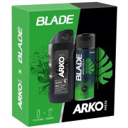 ЦЕНА! ARKO  Подар. набор ARKO (Гель/душа Black 260 мл + BLADE дезодорант Green Dream 150 мл) /6