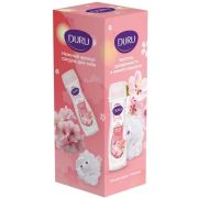 ЦЕНА! DURU Подар. набор 2025 САКУРА ( Гель д/душа  250мл +  Мочалка) /6