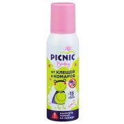 ЦЕНА! PICNIC  Baby  Аэрозоль  от клещей и комаров   125 см3 /12/Срок до 04/03/2026