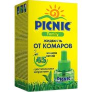PICNIC  Family  ЖИДКОСТЬ от комаров 45 ночей   /24