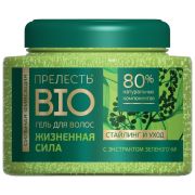 ПРЕЛЕСТЬ - БИО   ГЕЛЬ д/волос ЖИЗНЕННАЯ СИЛА /Зелёный чай  СФ/ 250 мл/12/6