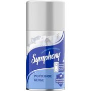 ЦЕНА! SYMPHONY  Сменный баллон освежитель воздуха 250 см3   МОРОЗНОЕ БЕЛЬЕ  /12