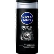 NIVEA Гель д/душа Мужской  СИЛА УГЛЯ     250 мл 6/12  /84045