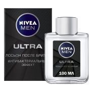 NIVEA Лосьон ПОСЛЕ БРИТЬЯ  «ULTRA» Антибактериальный 100 мл  6/24  /88581