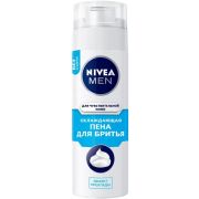 NIVEA Пена ДЛЯ БРИТЬЯ  д/чувств.кожи Охлаждающая 200 мл  6/12   /88541