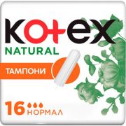 KOTEX Котекс тамп. 16 шт  NATURAL Normal    /12