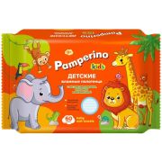 PAMPERINO КIDS Детские Влажные Полотенца с ромашкой   60шт /10