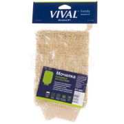 Мочалка 1 VIVAL  КОНОПЛЯ  Рукавица