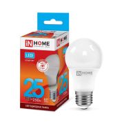 IN HOME Лампа сд LED-A65-VC 25Вт 230В Е27 4000К 2250Лм  ( Теплый свет)  /10/100