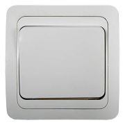 IN HOME CLASSICO  Выключатель 1-кл  с/п бел 2021-W арт 2021/встраиваемый   /10