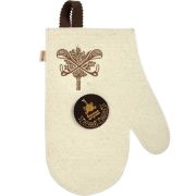 БАННЫЕ ШТУЧКИ Рукавица для сауны с вышитым логотипом /41420