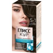 ГЛИСС КУР Стойкая крем-краска 5.1 Холодный каштановый (12)