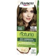 ПАЛЕТТ NATURIA Стойкая крем-краска 7.65 Золотистый средне-русый (10)