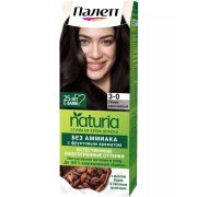 ПАЛЕТТ NATURIA Стойкая крем-краска 3.0 Тёмно-каштановый (10)