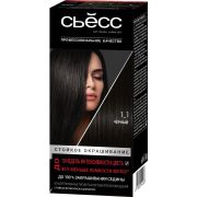 СЬЁСС Стойкая крем-краска 1.1 Чёрный (12)